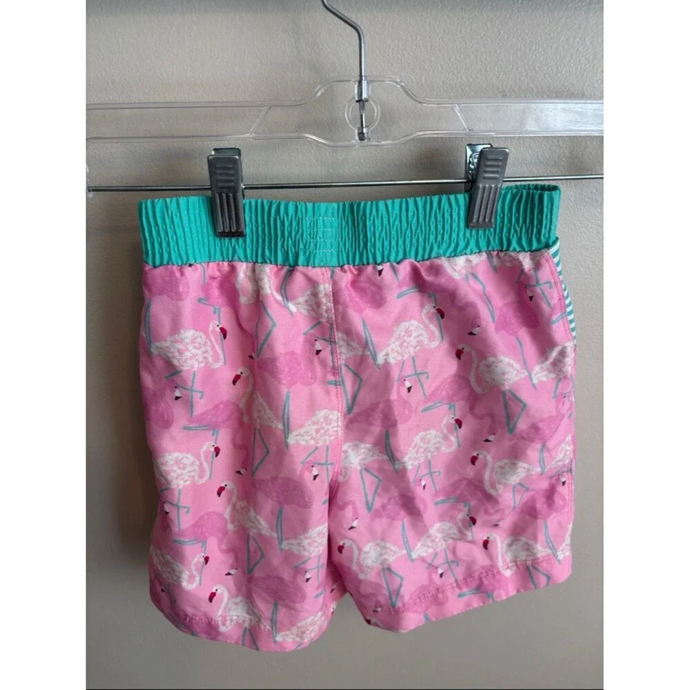 Matilda Jane size 6 Pink Flamingo Print swimsuit